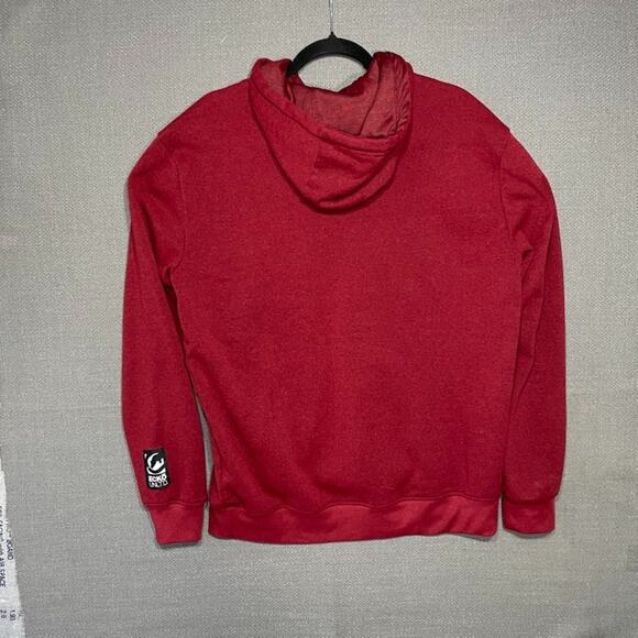 Vintage Ecko Unltd Hoodie Men's L Red Sweatshirt Y2K Hip Hop Rhino Logo Skater - Picture 9 of 10